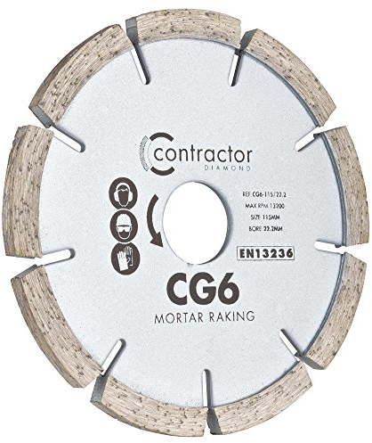 Contractor Diamond Blade - Mortar Raking - 115/22.23mm