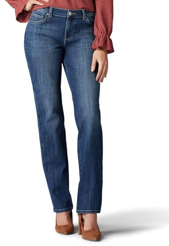 Lee Damen Relaxed Fit Straight Leg Jeans, Jaded, M (Herstellergröße : M4)
