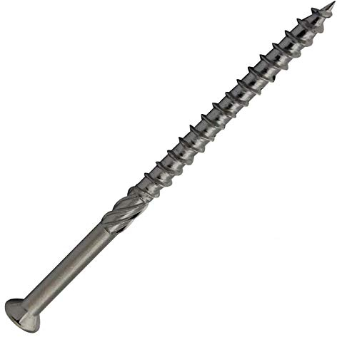 D2D | VPE: 100 Stück - Terrassenschrauben 5 x 70 mm mit Innensechsrund TX und CUT-Spitze aus Edelstahl C1 - Terrassenbauschrauben mit Schneidkerbe