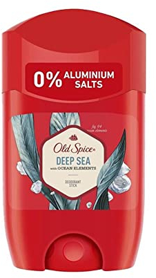 Old Spice Deep Sea Desodorante en Barra para Hombres 50 ml, 1 x 60 g