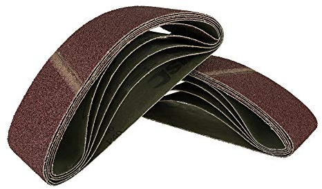 10 Gewebe Schleifbänder 75 x 457 mm | Korn 240 | Schleifband | Schleifpapier | für Bandschleifer |