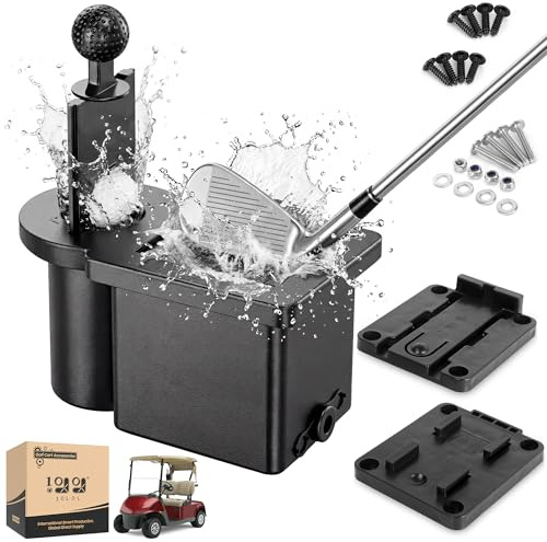 10L0L Golfball-Unterlegscheibe, Golfschläger und Ballreiniger für EZGO Yamaha Club Car