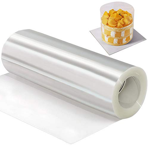 BYKITCHEN Clear Acetate Cake Collars, 20cmx10m