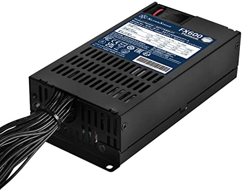 Silverstone Fx600 Platinum Alimentatore Per Computer 600 W 20+4 Pin Atx Flex Atx Nero (fx600 Platinum)