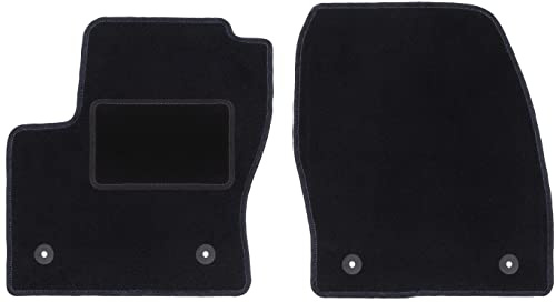 Wielganizator Automatte – Passend für Ford Kuga MK2 SUV 2012-2019 – Velours – Autozubehör - Auto Fußmatten – Fußmatte Auto – 2-teilig - schwarz