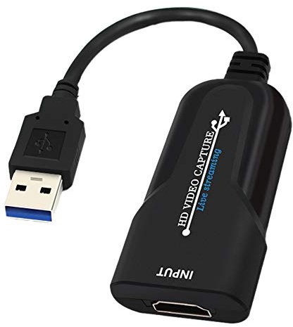 Lodokdre Mini video USB 2.0 scatola di registrazione video per videogiochi DVD Videocamera HD Live Streaming