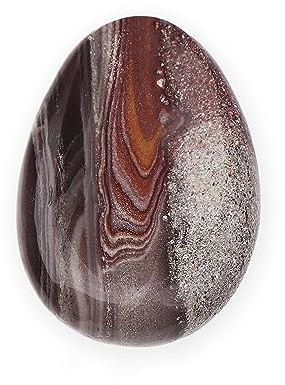 NKlaus tumsten dolomit belagd ädelsten 5 x 3,5 cm helande sten handsmickrare 14878