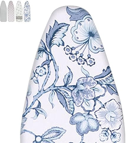 Small Ironing Board Cover 81x30cm 92x33cm 97x33cm 110x35cm 122x38cm Padded Scorch Resistant Iron Board Cover for Travel Home Ironing Board (Color : D, Size : 97x33cm(38x13inch))