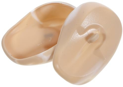 FOMIYES Silicone Ear Covers for Hair Dyeing Salon Hair Styling Head Protection Ear Protectors for Soft and Comfortable Earmuffs