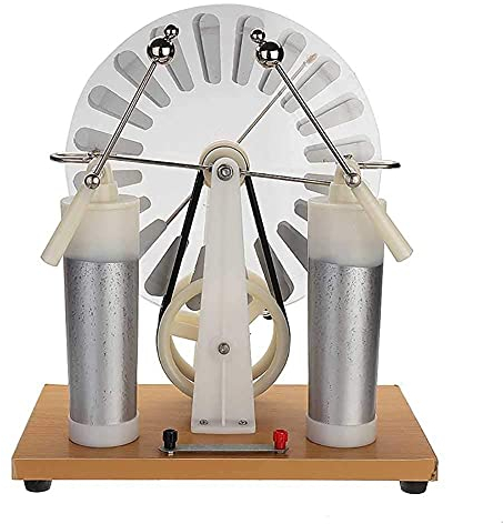 NOALED Lebende Ausrüstung, elektrostatischer Induktionsmotor, Physik, Stromkreis, Elektrizität, Magnetismus, Experiment für Wissenschaftslabor, grundlegende Erforschung des Elektromagnetismus