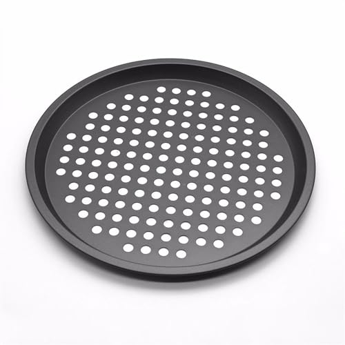 Teglia Per Pizza，Teglie Per Pizza，Acciaio Al Carbonio Antiaderente Fai Da Te Forno A Microonde Pizza Teglia Vassoio In Rete Piatto Bakeware Cucina Di Casa Ristorante Strumento