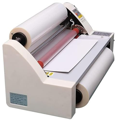Laminadora TéRmica De 350 Mm/450 Mm/17,7 A2+, Laminadora En FríO Y Caliente, MáQuina Laminadora De Una O Dos Caras, Con 4 Rodillos Para Oficina, Hogar, Tienda, Restaurante,V480