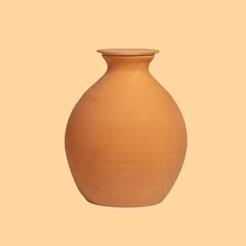 Lutoya | Handgefertigte handwerkliche Olla aus 100% Keramik | Freistehender Wasserverteiler für einen gesunden Garten | Langsame Bewässerung | Einfach, widerstandsfähig | OYA Europa - 5L (Groß 5L)