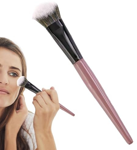Blush Brush per le, pennelli per il trucco blush | Spazzo di contorno per evidenziatore morbido BRISTLE CONSIGLIO POLVERE | Miscelazione cosmetica, strumento di trucco per il viso portatile per