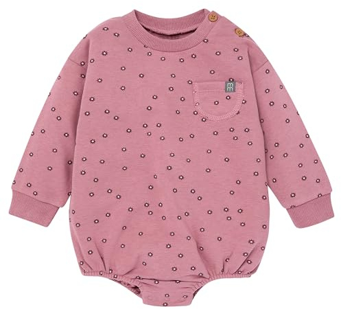 Modern Moments by Gerber Unisex Baby Bubble Romper, Daisy Rose, 6-9 Months