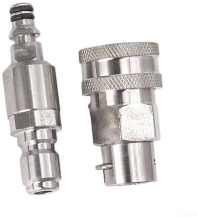 MeevrgR 3/8 Quick Connect Adapter for Kärcher K2-K7 Pressure Washers – Stainless Steel High-Pressure Hose Fitting(A+B)