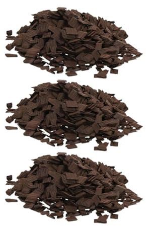 WJIAYAO copeaux de Bois Jardin 3 Sacs de copeaux chêne grillés Lourds for Le Brassage du vin, amélioration la saveur, vieillissement, Fournitures vinification à Domicile
