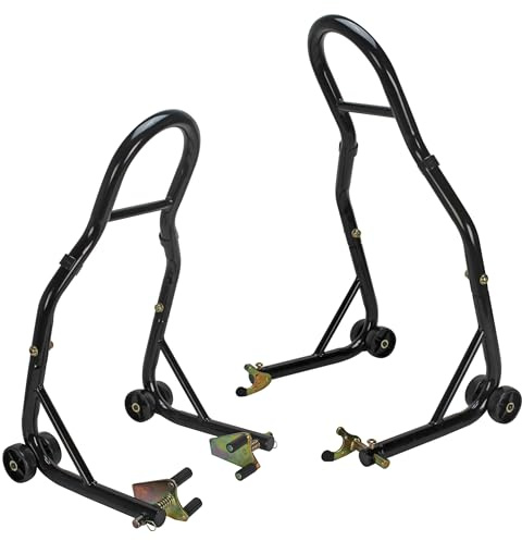 Extreme Max 5600.3211 Venom Sport Bike Motorrad vorne & hinten Combo Rad Lift Ständer Gabel & Schwingenständer Paddock Ständer passend für Yamaha Honda Kawasaki Suzuki Ducati BMW