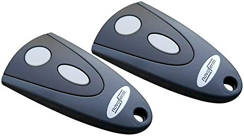 Novoferm 2 x Novoferm Tormatic Novotron 502 2 Fernbedienung 433 MHz Funksender Keeloq Fernbedienung für Garagentoröffner