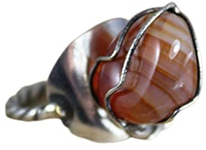 Besteckschmuck Ring Halbedelstein, ca. 60 (19,1) Ring aus Besteck