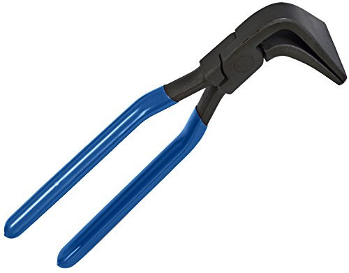 Abkantzange/Blech Biegezange Klempner Zange Falzzange Dachdecker Blechzange abgewinkelt 90° Winkel Länge 280 mm Blau