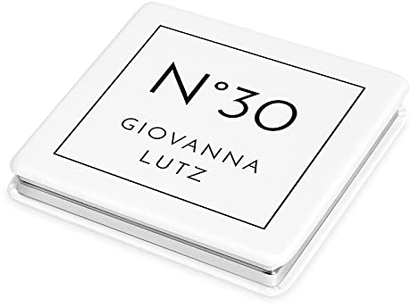 Maverton Taschenspiegel mit Aufdruck - quadratischer Vergrößerungsspiegel - personalisierter Klappspiegel - Reisespiegel für Handtaschen - Geschenk für Frauen