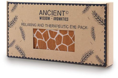 Ancient Cotton and Juco Eye Pillow (Madagascar Giraffe)