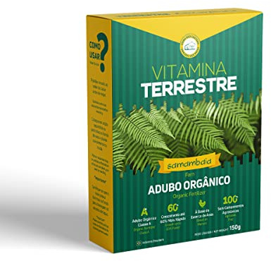 Vitamina Terrestre Organic Fertilizer - Fern Class A - Fruit Growth Accelerator - NPK, Calcium, Sulfur, Magnesium - 150g