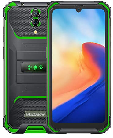 Blackview BV7200 Smartphone Robuste et Incassable - Téléphone Portable Neuf 6Go de RAM + 128Go de ROM - Appareills Photos 8MP + 50MP - Batterie Longue Durée 5180mAh - Doke OS 3.0 - Mode Gant - Vert