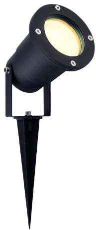 Ledvion Gartenstrahler mit Erdspieß IP65 3W 2700K GU10 dimmbar | Fuer Garten Terrasse Einfahrt Wege Beete und dekorative Aussenbeleuchtung