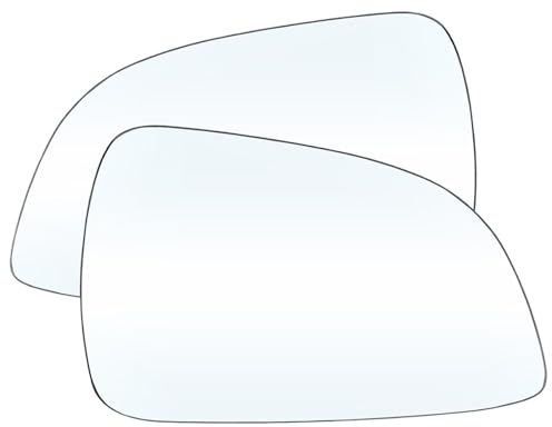 Außenspiegel Glas Für Opel Für Astra H 2009-2011 Links Und Rechts Flügel Spiegel Glas Erhitzt Auto Außen Teile Rückansicht Rück Konvexen Objektiv 11G Spiegelglas (Farbe : Pair)