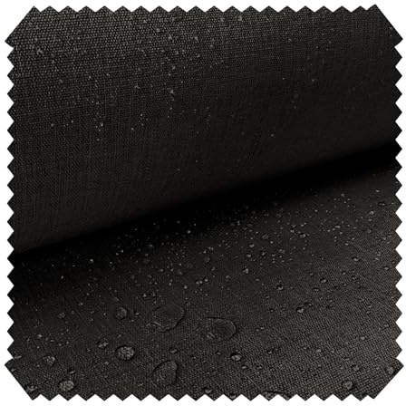 novely® ILLINOIS B04 Outdoor-Stoff Olefin UV++ Polsterstoff, wasserabweisender und UV-beständiger Möbelstoff, pflegeleichte Meterware 1lfm | Farbe: 40 Anthrazit