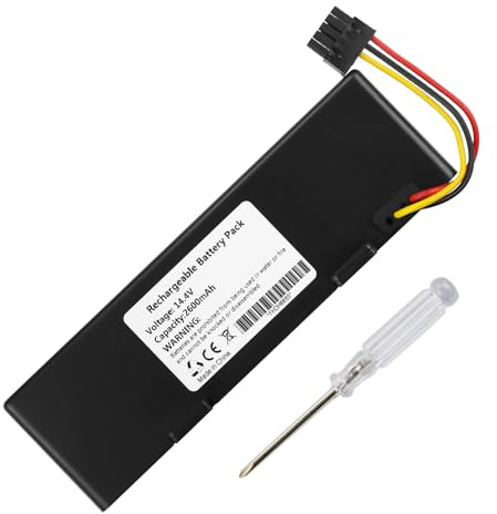 MULS Vacuum Replacement Battery for Wyze WVCR200S, Xiaomi STYTJ02YM, Xiaomi Mop Pro, Mop P, Mop 2S, Conga 3290 3390 3490 3590, Yunmi MVVC01-G Pro Robot Vacuum Cleaner 14.4V