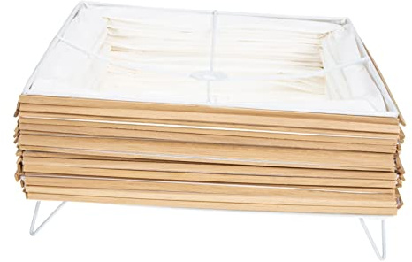 ANDRESLAD Pantalla De Lámpara De Pie De Papel Nórdica Cuadrada Beige, Cubierta Práctica Para Lámpara, Filtro De Luz Suave Para Sala De Estar y Dormitorio, Accesorio Decorativo Funcional, 1 Unidad