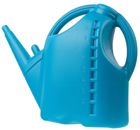10l Long Mouth Watering Can Plastic Blue Precise Watering | Plants and Succulents, Bathroom and Gardening Use, Handheld 10l Container with Long Spout