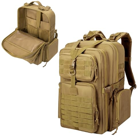 Damero Taktischer Medizinischer Rucksack mit Y Riemen Schnalle, Outdoor Taktischer Bundeswehr Rucksäcke Assault Survival Tactical Backpack