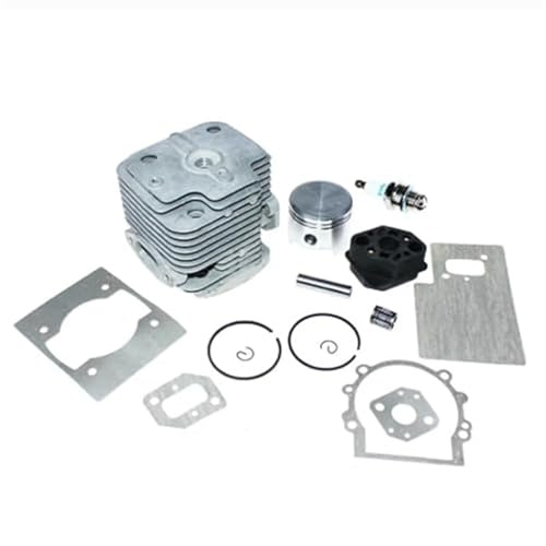 Jodriva Kit de joint de roulements à rouleaux d'aiguille de bougie d'allumage de segment de Piston de cylindre, for Echo, souffleur de sac à dos PB-770 PB-770T PB-770H EB770 Ensemble de rondelles pour