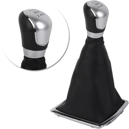 ZASCHMOY 5 Speed Gear Shift Knob Boot Kit for 2 MK2 2005-2011 | Comfortable PU Leather Gearstick Gaiter | Easy Installation Replacement