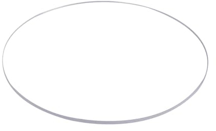 Plaque acrylique ronde transparente, diamètre 21 cm, épaisseur 1-10 mm(Thickness:5mm)