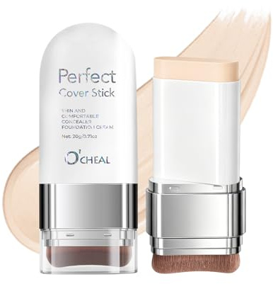 O'CHEAL Stick Foundation kontur långvarig lätt blekning orenheter täckpenna foundation stick skönhet smink 20 g 02 naturlig