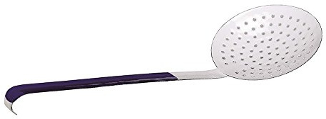 Krüger Emaille Schaumlöffel Husum 38 cm | Für Gemüse, Knödel & Pasta | PFAS-frei | Schnitt- & kratzfeste Emaille | Geschmacksneutral | Leicht zu reinigen | Mit Aufhängehaken | Für Küche & Camping