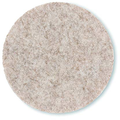 Kela Keuken Sottobicchiere in feltro, beige, 10 cm x 10 mm