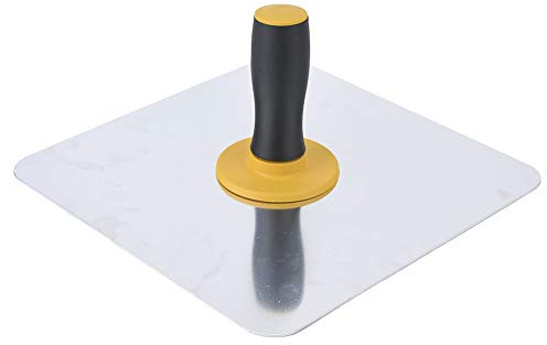 Paleta de bandeja de barro de 11 . 8 pulgadas * 11 . 8 pulgadas de halcón de yeso de aluminio para cemento de mortero de paneles de yeso con mango cómodo