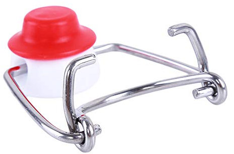 SEIWEI 10PCS Spare Stopper for Swing Top Bottles Wine Stoppers Cap Flip Top Stopper Root Beer Bottles Replacement Swing Tops for Homebrew Brewing