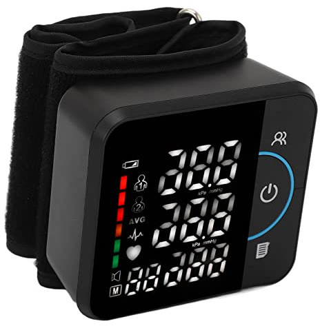 Tensiomètre Au Poignet – Tensiomètre à Affichage LED Numérique – Moniteur De Pression Artérielle Automatique Rechargeable
