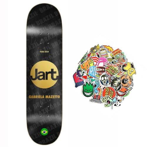 JART Mazetto Pro Deck 8.125 Skateboard Pro Deck 7-lagiges kanadisches Ahorn + GRIP inklusive + 20 Stickers (Mazetto Pro, 8.125)