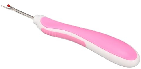 Ergonomischer Nahttrenner mit Scharfer Klinge, Vielseitiger Nähstichentferner, Fadenlöser für Einfaches und Langlebiges Arbeiten (Rosa)