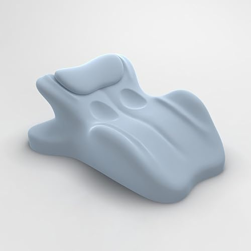 YWPYMX Almohada, Cojines de cuña de Espuma viscoelástica Inclinados 27°, cojín de Soporte postural para Parejas, Cojines cómodos para Espalda y Asiento (Cuatro Colores) Blue