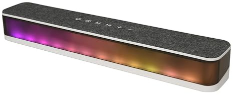 RED5 Rechargeable Bluetooth Light Up Sound Bar RGB LED Colour Changing Speaker