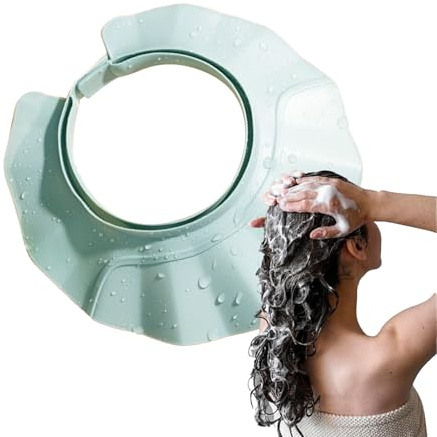 Hair Washing Shield | Shower Cap Shield | Adjustable Head Eye Ear Protection Shower Hat | Hair Wash Hat For Adults Children Boys Girls Elderly Pregnant Disabled
